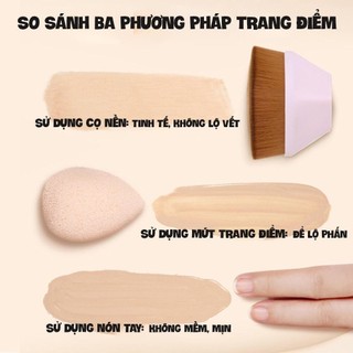Set 3 Bông Mút Trang Điểm Hình VUÔNG Màu Vàng, Mút Tán Phấn, Tán Kem BB CC Mềm Mịn HaminStore
