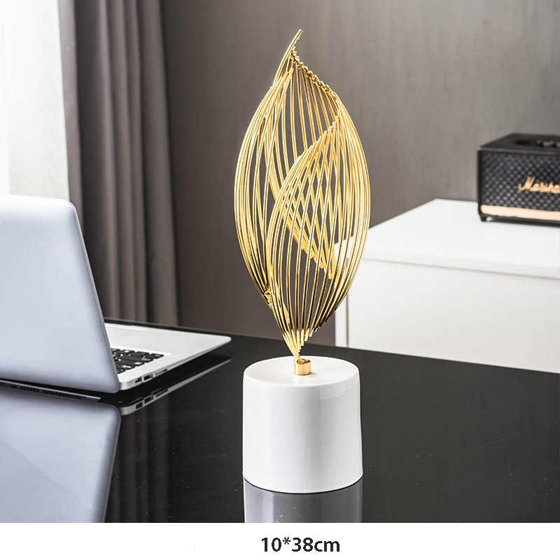 Bộ các mẫu tượng đuốc sứ đế trắng vàng trang trí nhà cửa