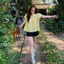 Áo babydoll thô boil ren hạt cổ sen RIBI TOP