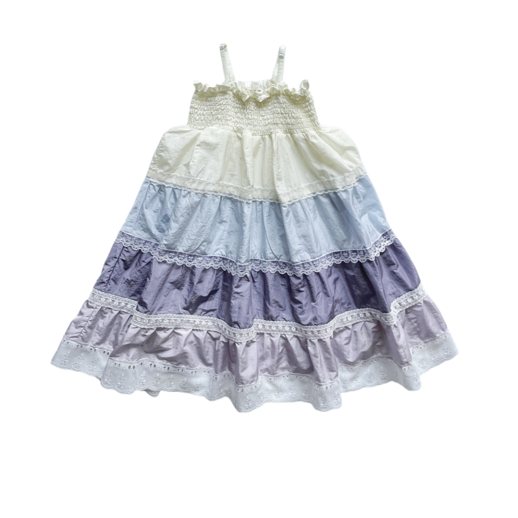 CANDI MIMI Váy hai dây kẻ nhiều màu cao cấp - NL6328