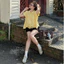 Áo babydoll thô boil ren hạt cổ sen RIBI TOP