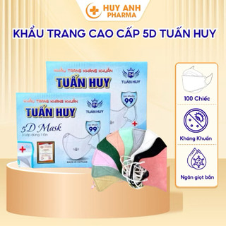 Khẩu trang y tế 5D SKY MASK chính hãng, thùng 100 chiếc