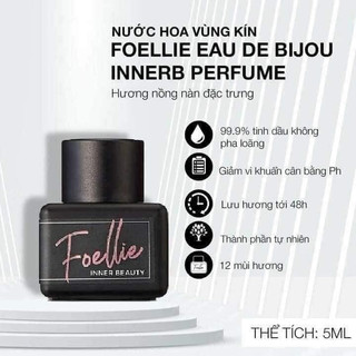 Nước Hoa Vùng Kín Bikini Foellie Đen 5ml