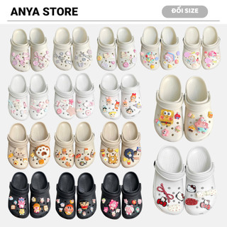 [ TẶNG CHARM ] Dép Sục Quai Hậu Thời Trang Chất Liệu EVA Không Mùi Êm Nhẹ Size 36 - 43 Không Thấm Nước - QH3 ANYA STORE