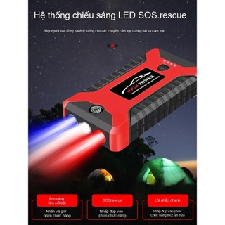 Bộ dụng cụ khởi động khẩn cấp LONAISCI Bộ sạc dự phòng khởi động xe hơi 99800mAh Bộ dụng cụ khởi động xe hơi kèm bơm hơi