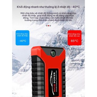 Bộ dụng cụ khởi động khẩn cấp LONAISCI Bộ sạc dự phòng khởi động xe hơi 99800mAh Bộ dụng cụ khởi động xe hơi kèm bơm hơi