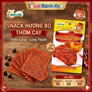 Snack Hương Bò Thơm Cay Thiên Long - Long Thành , Gói 30g
