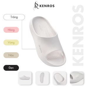 Dép Bánh Mì Nam Nữ Quai Ngang Kenros, Chất Liệu Đúc Nguyên Khối, Chống Trơn Trượt, Dễ Di Chuyển