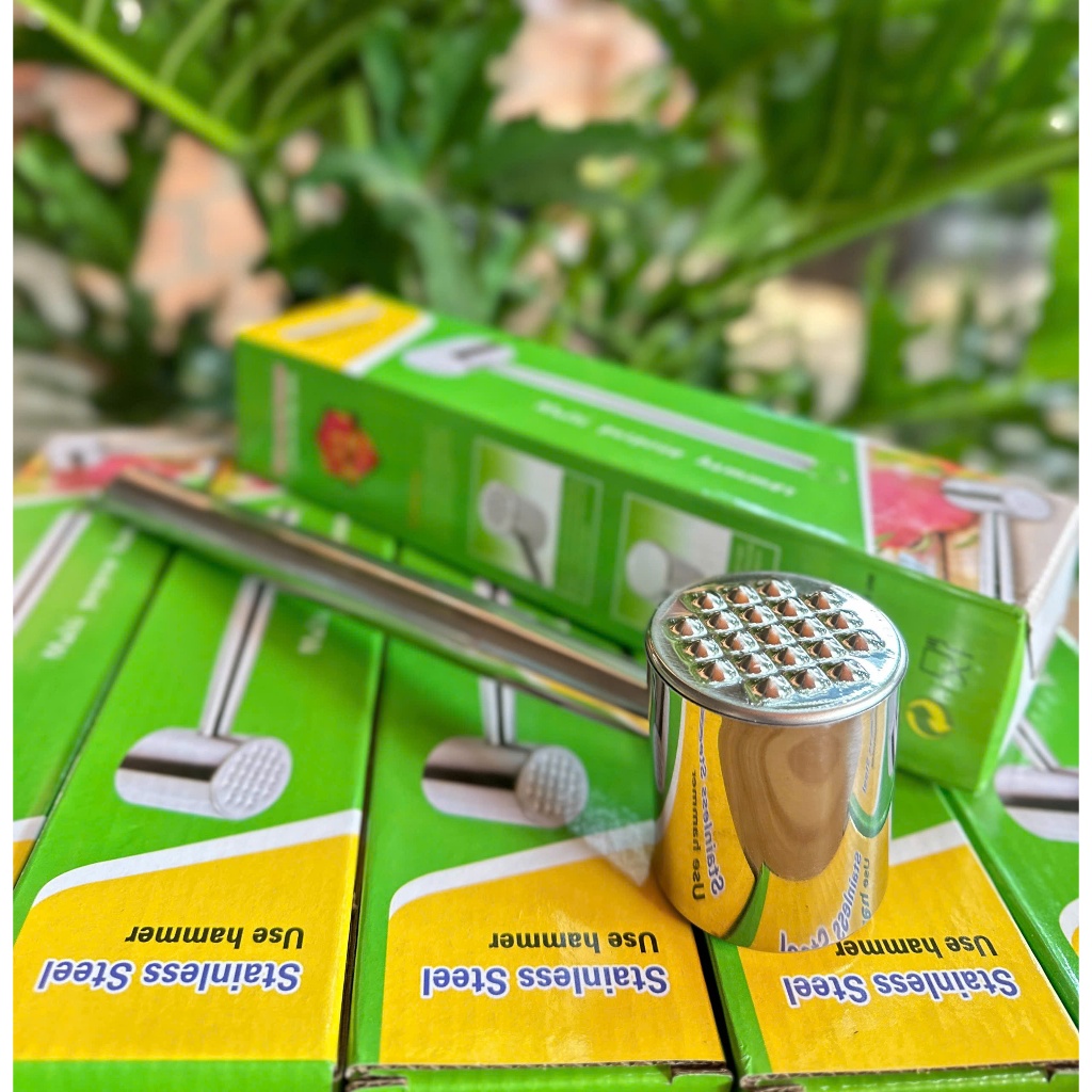 BÚA ĐẬP THỊT INOX CAO CẤP – DỤNG CỤ NHÀ BẾP ĐA NĂNG