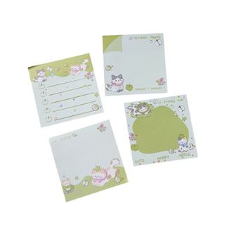 LEAFBOOK Giấy Note Ghi Chú Hoạt Hình/ Sticky Notes Ghi Nhớ Mini – Nhiều Mẫu Dễ Thương, Tiện Lợi Cho Học Sinh & Văn phòng