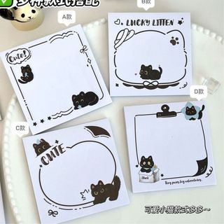 LEAFBOOK Giấy Note Ghi Chú Hoạt Hình/ Sticky Notes Ghi Nhớ Mini – Nhiều Mẫu Dễ Thương, Tiện Lợi Cho Học Sinh & Văn phòng