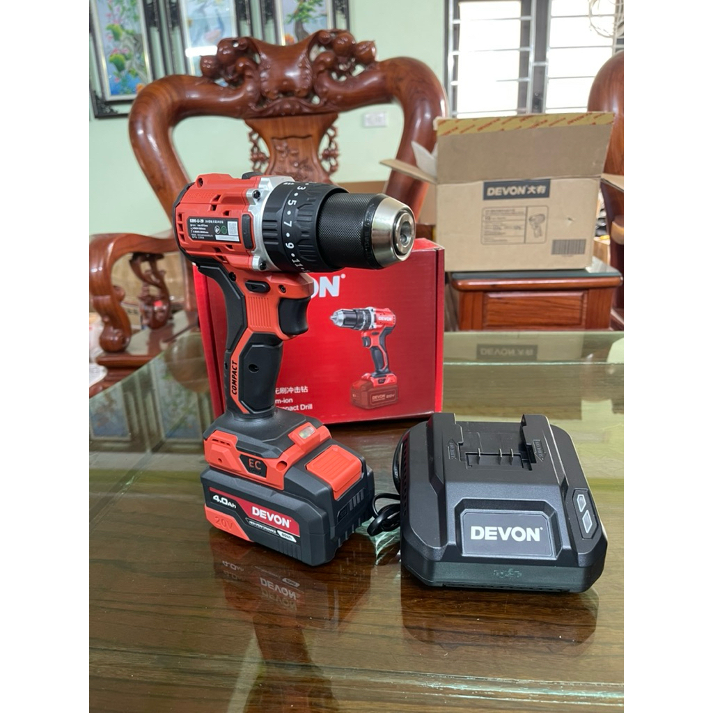 Máy khoan dùng pin 20V DEVON 5205-Li-20 chính hãng