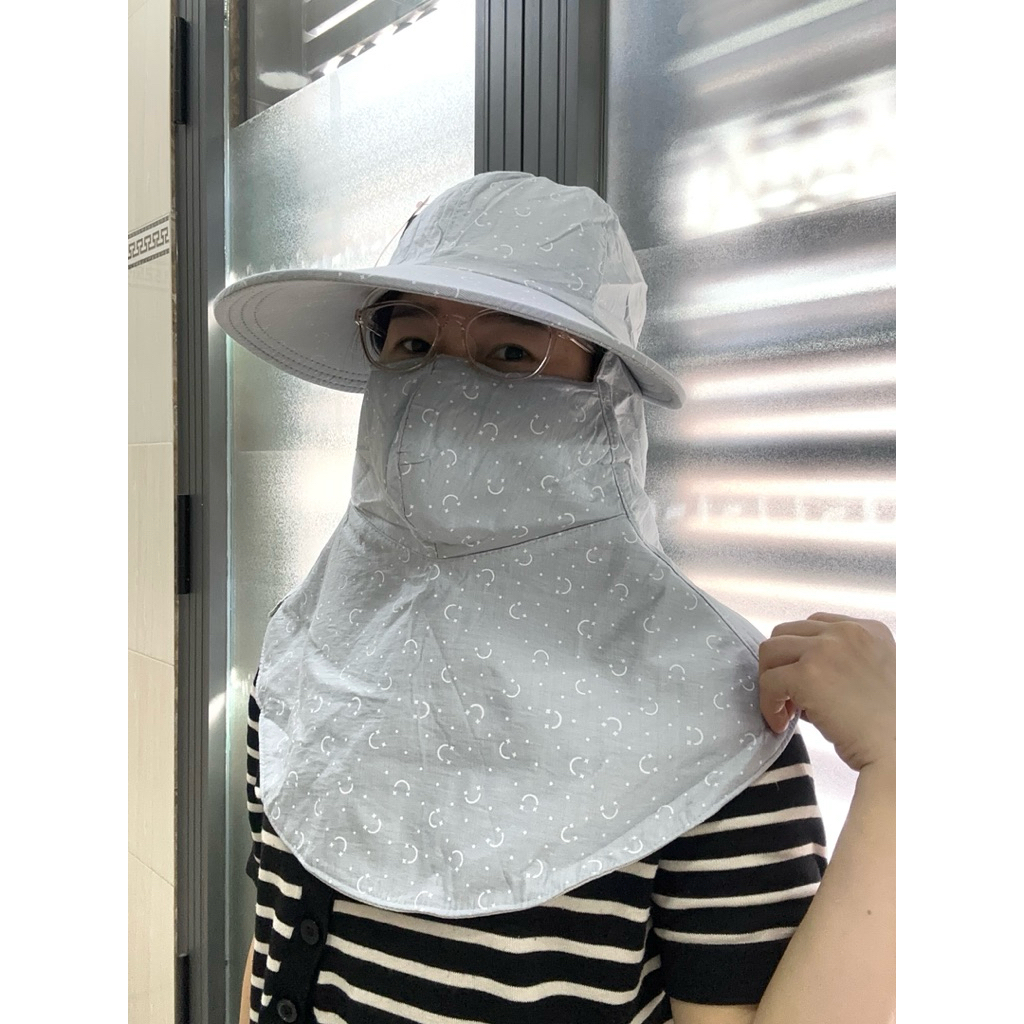 Nón Mũ Chống Nắng Vải Mát Cho Nữ, Thoáng Dễ Thở, Dây Kéo/Miếng Dán freesize