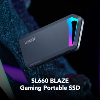 Ổ Cứng SSD Di Động Lexar SL660 BLAZE 1TB USB 3.2 Tốc Độ 2000mbs Kèm Led RGB