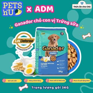 [CHÍNH HÃNG] [GIÁ TỐT] Hạt Ganador cho Chó 3KG – Nhiều Vị Cho Chó con, Chó Trưởng Thành, Dinh Dưỡng Chuẩn Pháp - Kèm quà