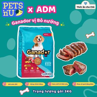 [CHÍNH HÃNG] [GIÁ TỐT] Hạt Ganador cho Chó 3KG – Nhiều Vị Cho Chó con, Chó Trưởng Thành, Dinh Dưỡng Chuẩn Pháp - Kèm quà