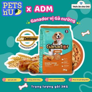 [CHÍNH HÃNG] [GIÁ TỐT] Hạt Ganador cho Chó 3KG – Nhiều Vị Cho Chó con, Chó Trưởng Thành, Dinh Dưỡng Chuẩn Pháp - Kèm quà