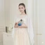 Khăn choàng voan ánh kim che bắp tay dễ thương dài 180cm Ohari fashion