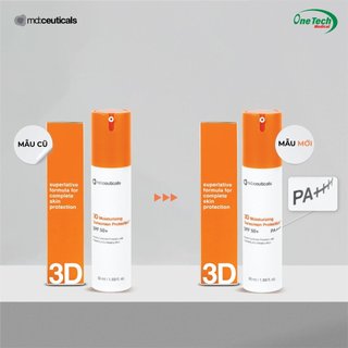 Kem Chống Nắng Vật Lý Bảo Vệ Da, Giữ Ẩm md:ceuticals 3D Moisturizing Suncreen Protection SPF50 50ml