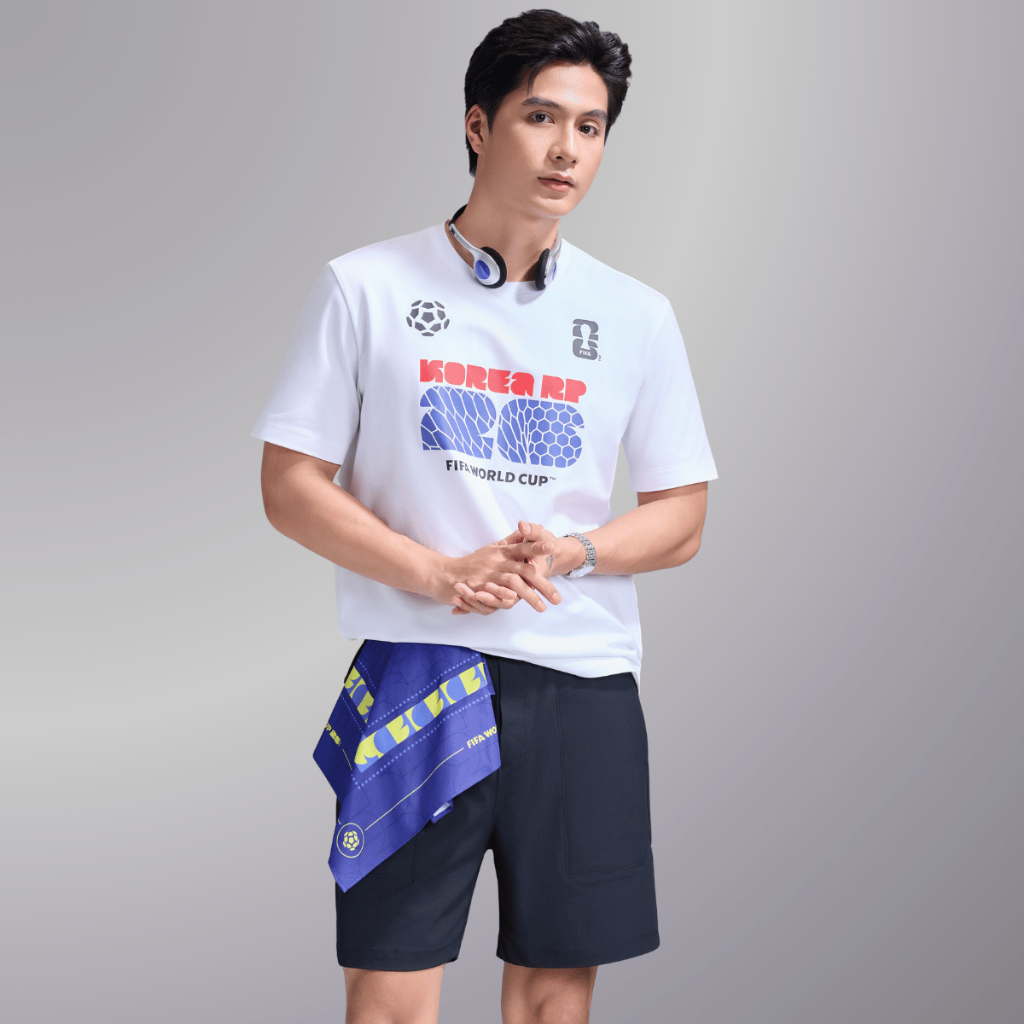 [TẶNG TẤT WC 2026]Áo thun Tshirt nam nữ Cotton Compact World Cup Korea Edition 26, Áo cổ vũ đội tuyển Hàn Quốc