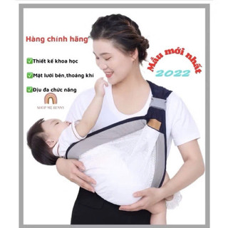 Địu lưới cho bé, địu lưới thoáng khí nhiều tư thế