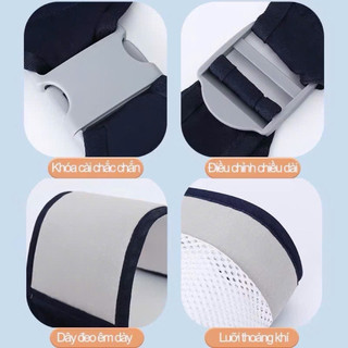 Địu lưới cho bé, địu lưới thoáng khí nhiều tư thế