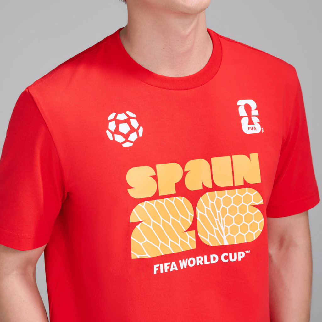 [TẶNG TẤT WC 2026]Áo thun Tshirt nam nữ Cotton Compact World Cup Spain Edition 26, Áo cổ vũ đội tuyển Tây Ban Nha