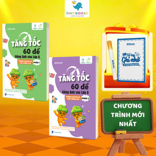 Sách - Combo Tăng Tốc – 60 Đề Tiếng Anh Vào Lớp 6 – Trường Chuyên Và Chất Lượng Cao