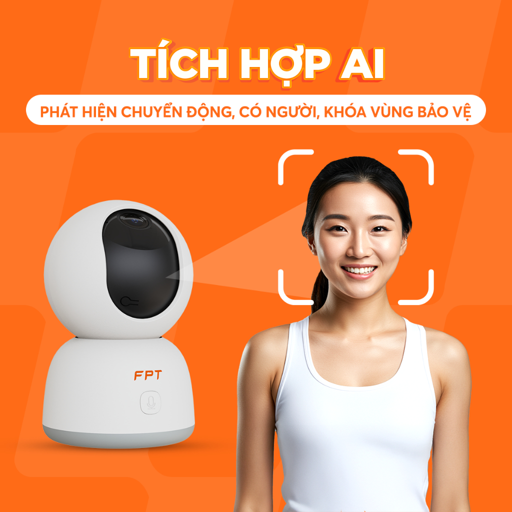Camera Wifi AI Trong Nhà FPT Play 4 - 3MP Rõ Nét - Lưu Trữ Cloud Bảo Mật, Xoay 360, Bảo Hành Chính Hãng FPT Telecom | BigBuy360 - bigbuy360.vn