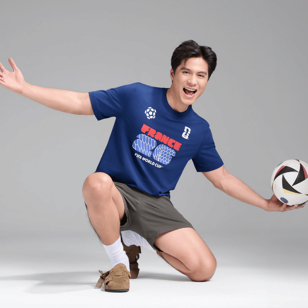 [TẶNG TẤT WC 2026]Áo thun Tshirt nam nữ Cotton Compact World Cup France Edition 26, Áo cổ vũ đội tuyển Pháp thoáng khí