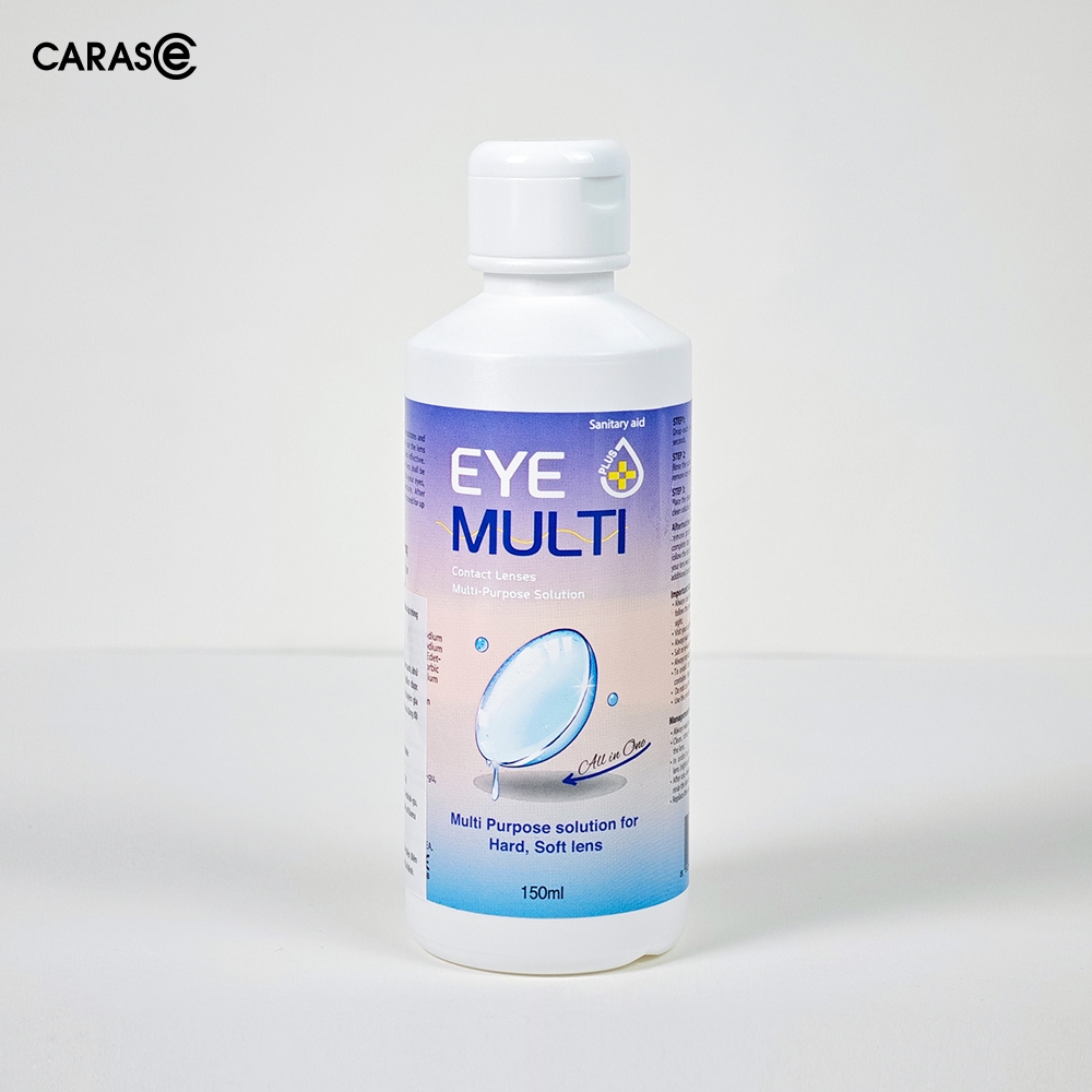 Nước Ngâm Lens Carase Giúp Rửa Sạch, Khử Trùng Và Bảo Quản Kính Áp Tròng Eye Plus Multi 150ML