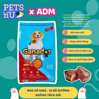 [CHÍNH HÃNG][GIÁ TỐT] [TẶNG QUÀ]  - [Bao 10kg] Thức ăn cho chó Ganador bao xá 10kg - Hạt cho chó con và chó trưởng thành