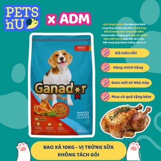 [CHÍNH HÃNG][GIÁ TỐT] [TẶNG QUÀ]  - [Bao 10kg] Thức ăn cho chó Ganador bao xá 10kg - Hạt cho chó con và chó trưởng thành