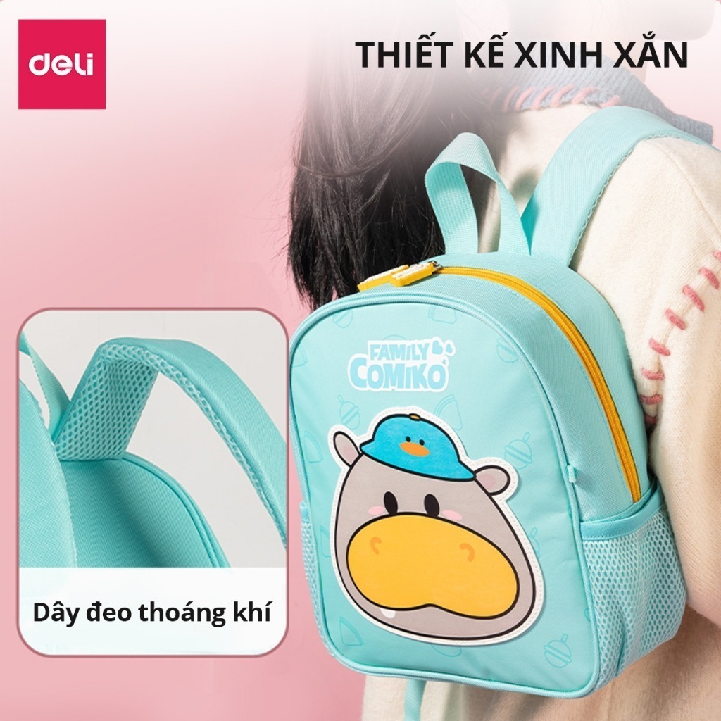 [VHL x Deli] Balo Cặp Sách Đi Học Phong Cách Hoạt Hình Đáng Yêu Cho Bé Trai Bé Gái Deli - Dễ Thương Đi Học Mầm Non