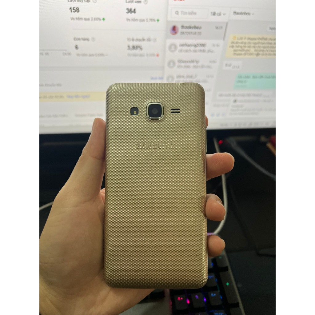 Điện Thoại Samsung Galaxy J2 Prime 4G Đẹp >95% Máy Phụ ,Pin Trâu, Giá Rẻ TẶNG CÁP SẠC