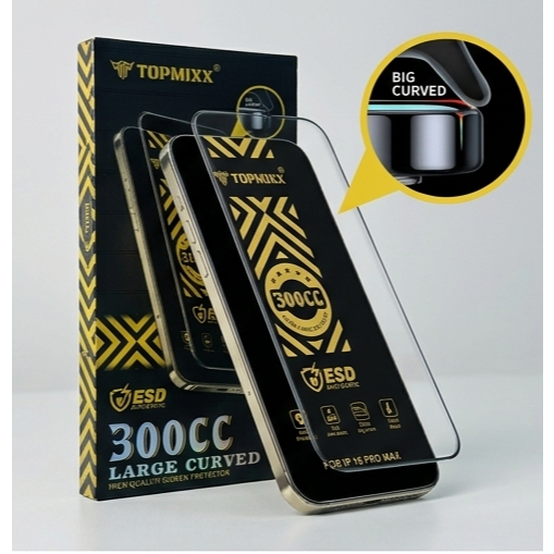 Kính Cường Lực IPhone TOPMIXX 300C Full Màn, Chống Trầy