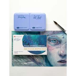 [Hỏa tốc HCM] Set màu vẽ tách lớp 3 màu White Nights Metamorphoses - Phiên bản 12 Pans