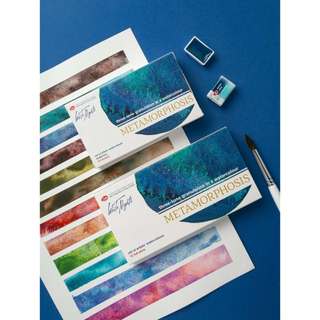 [Hỏa tốc HCM] Set màu vẽ tách lớp 3 màu White Nights Metamorphoses - Phiên bản 12 Pans
