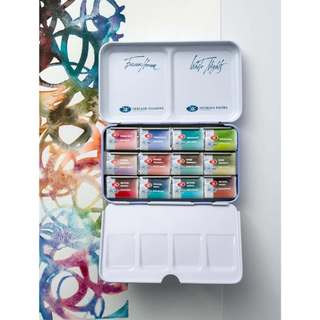[Hỏa tốc HCM] Set màu vẽ tách lớp 3 màu White Nights Metamorphoses - Phiên bản 12 Pans