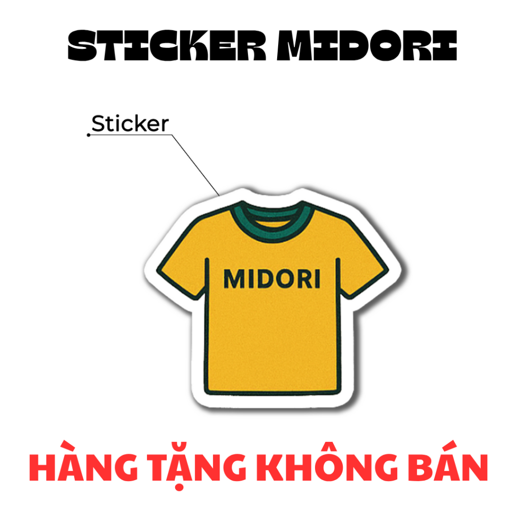 STICKER TÚI VÍ NHỎ XINH XẮN | MIDORI STUDIO