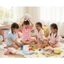 Bộ đồ ngủ tay ngắn quần đùi lụa latin cao cấp cho bé in 5D cho bé gái-H&Đ KIDS