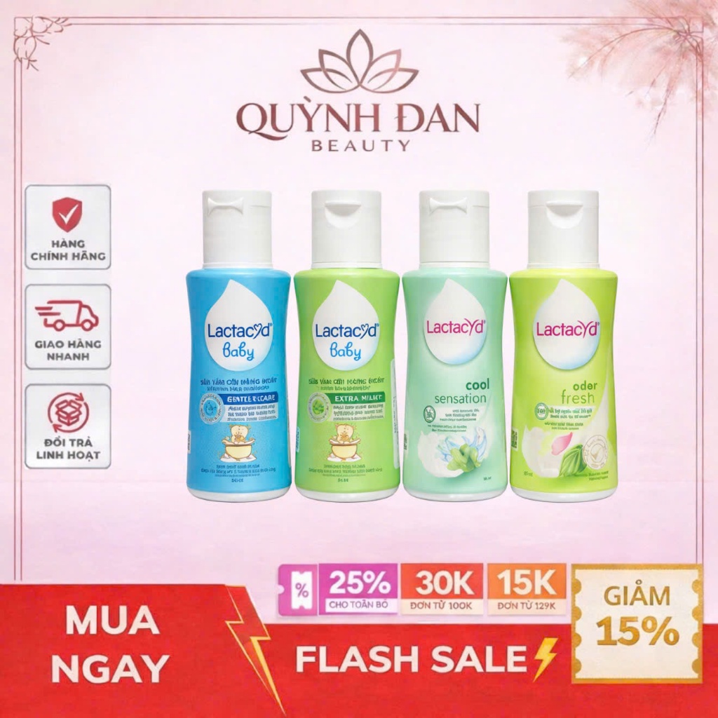 Dung Dịch Vệ Sinh Phụ Nữ LACTACYD 60ml