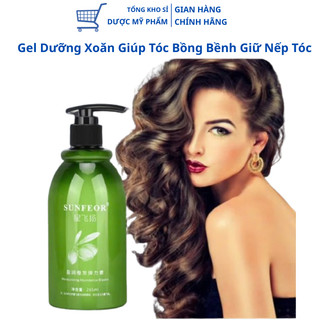Gel tạo kiểu dưỡng ẩm Kem dưỡng ẩm Đầu dầu Chăm sóc tạo kiểu tóc giúp tóc bồng bềnh, giành cho tóc xoăn