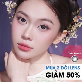 [MUA 2 ĐÔI LENS GIẢM 50%] Kính áp tròng VIVIMOON, lens cho mắt thở hạn sử dụng 6 tháng [Giá 1 chiếc - 1 bên mắt]