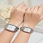 Đồng Hồ Nữ Halei HL412 Dây Thép Không Gỉ Mặt Tròn Máy Nhật Chống Nước 3ATM Tặng Pin Dự Phòng