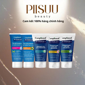 Gel rửa mặt Compliment No Problem BHA làm sạch sâu, giảm viêm & mụn 200ml