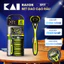 Dao cạo râu Kai Xfit 5 blade cao cấp Nhật màu xanh lá có 4 đầu thay và nắp nhựa bảo vệ (hộp dài)
