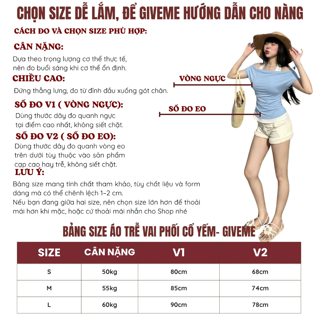 [SUMMER VIBE] Áo Trễ Vai Kiểu Nữ Dáng Nhún Eo Mix Áo Cổ Yếm Liền Thân Phù Hợp Mùa Hè Đi Chơi, Du Lịch Mát Mẻ - BY GIVEME