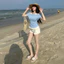 Áo Trễ Vai Kiểu Nữ Dáng Nhún Eo Mix Áo Cổ Yếm Liền Thân Phù Hợp Mùa Hè Đi Chơi, Du Lịch Mát Mẻ - BY GIVEME
