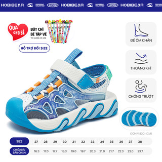 Sandal chính hãng HOBIBEAR E1205 Blue, dép đi học đi chơi thời trang dành cho bé trai